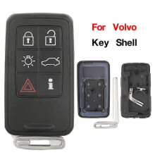 Pouzdro na chytrý klíč od auta s 5/6 tlačítky pro Volvo S60V60S80XC70XC60V70 2008-2017, ochrana dálkového ovladače, příslušenství [DB] 6