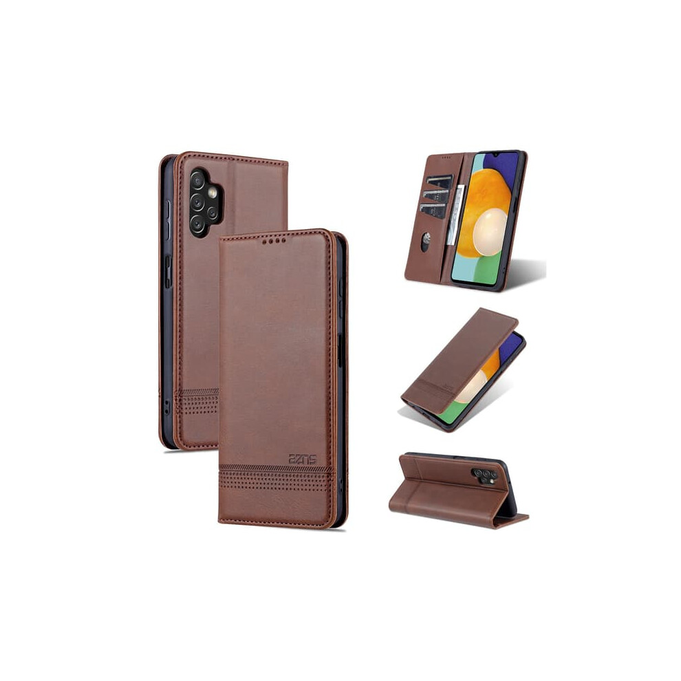 Samsung Galaxy A13 4G Wallet Case Dark Brown 962029576242