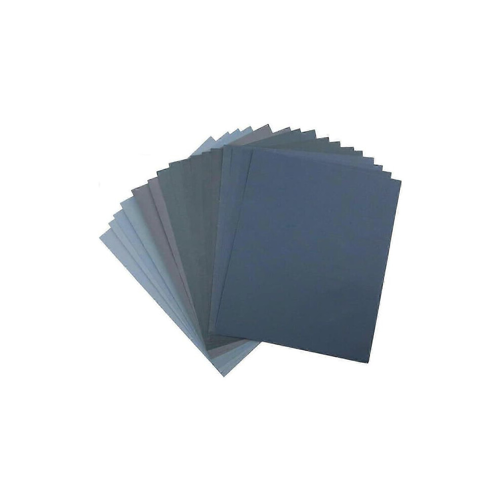 Wet Sandpaper 22.86X27.94cm Grit 400-5000 16 Sheets 962029265290