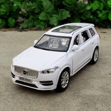 Volvo XC90 SUV toy car metal 1:32 with sound and light