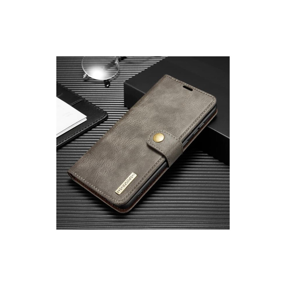 Dg.ming Leather Phone Case For Samsung Galaxy S21 Gray 962029262213