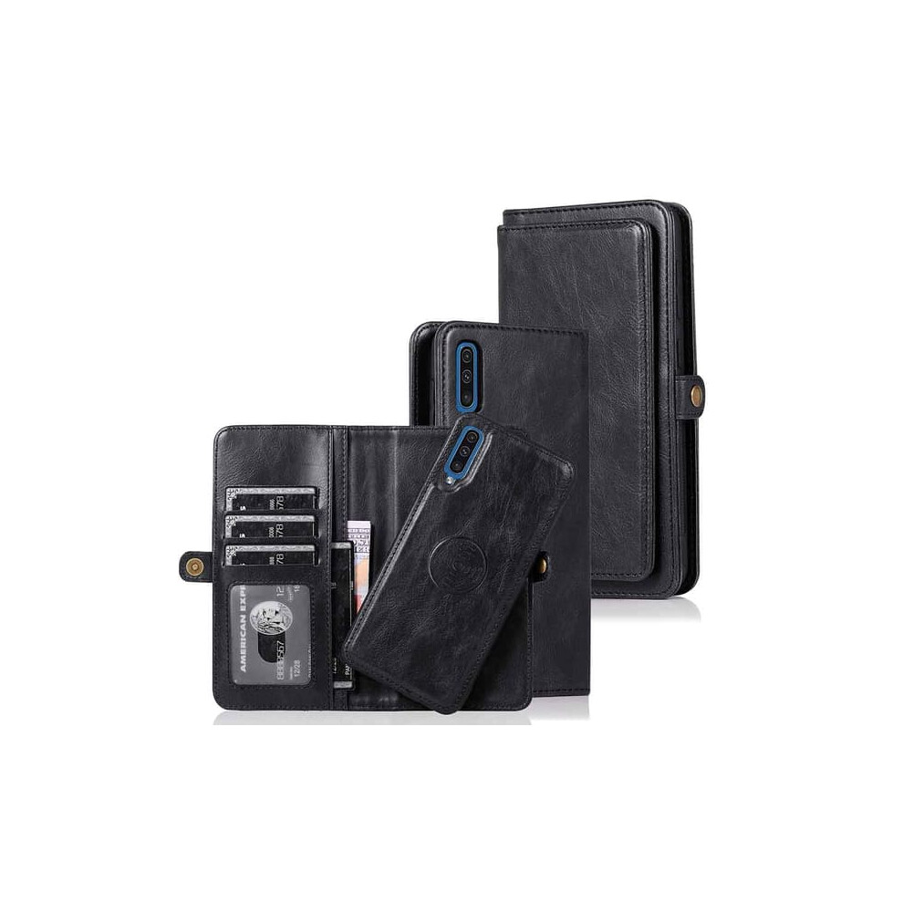 Samsung Galaxy A50 Double Wallet Case Black 962029583394