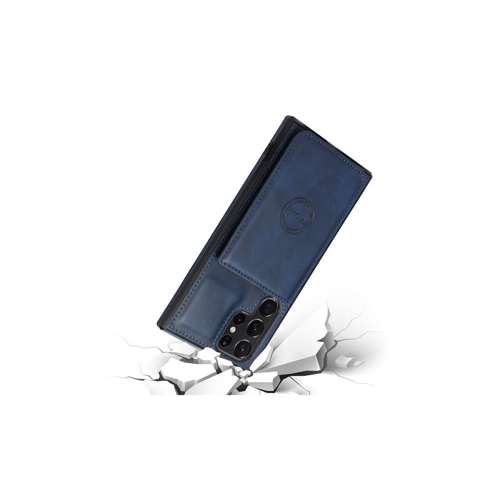 Samsung Galaxy S23 Ultra Case With Card Holder Blue 962029582816