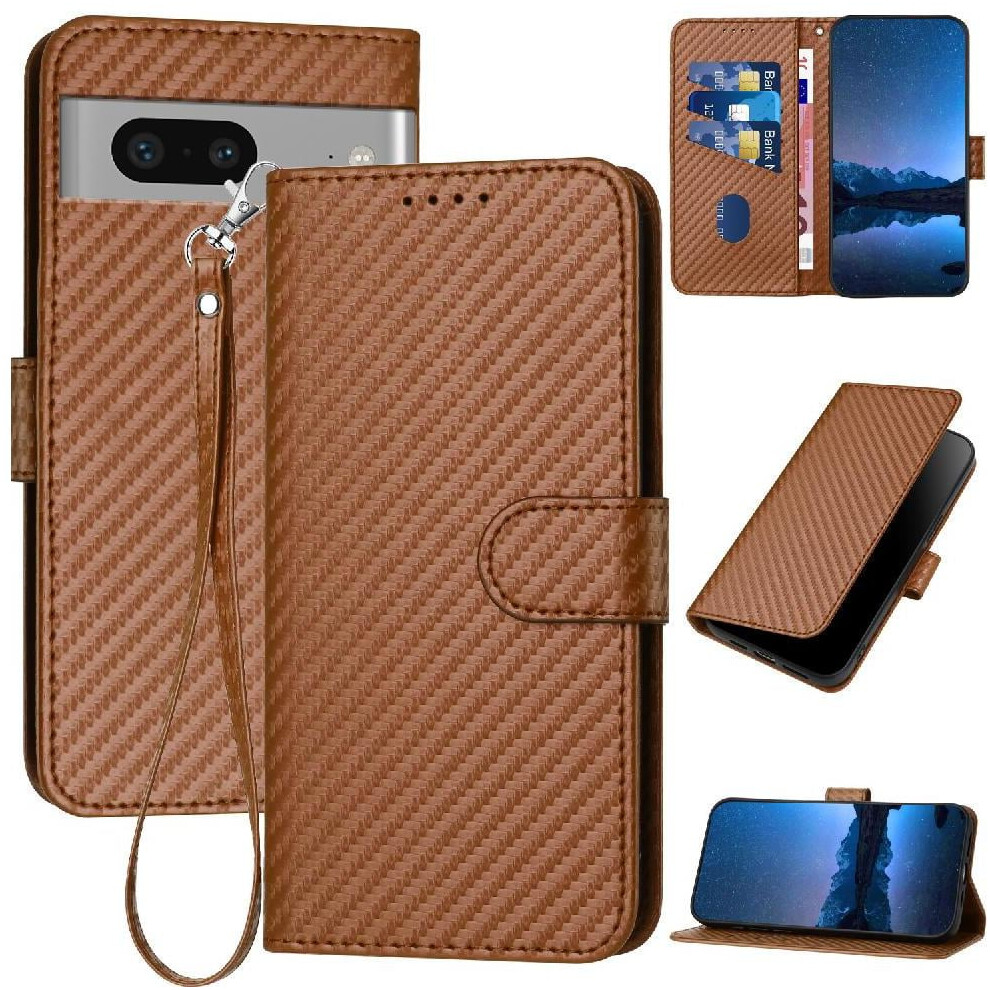 Flip Case For Google Pixel 7 Leather Card Slot Kickstand 971050052748