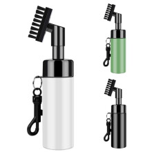 Golf Club Brush with Groove Cleaner and Water Sprayer White