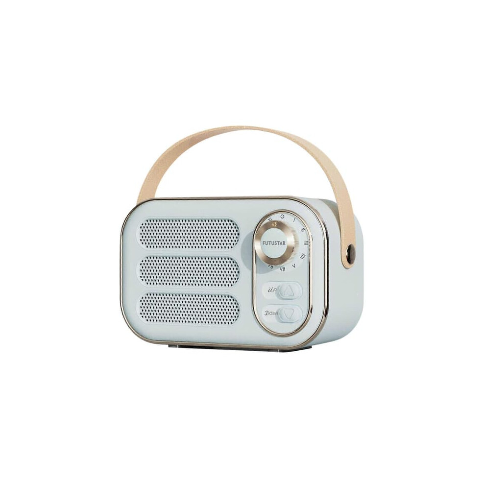 Portable Fm Bluetooth Speaker With Usb/Tf/Aux Retro Design 962029264491