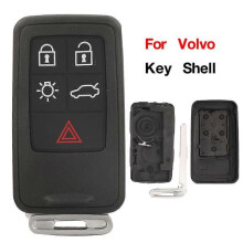 Volvo Smart Car Key Shell Case 5 Buttons