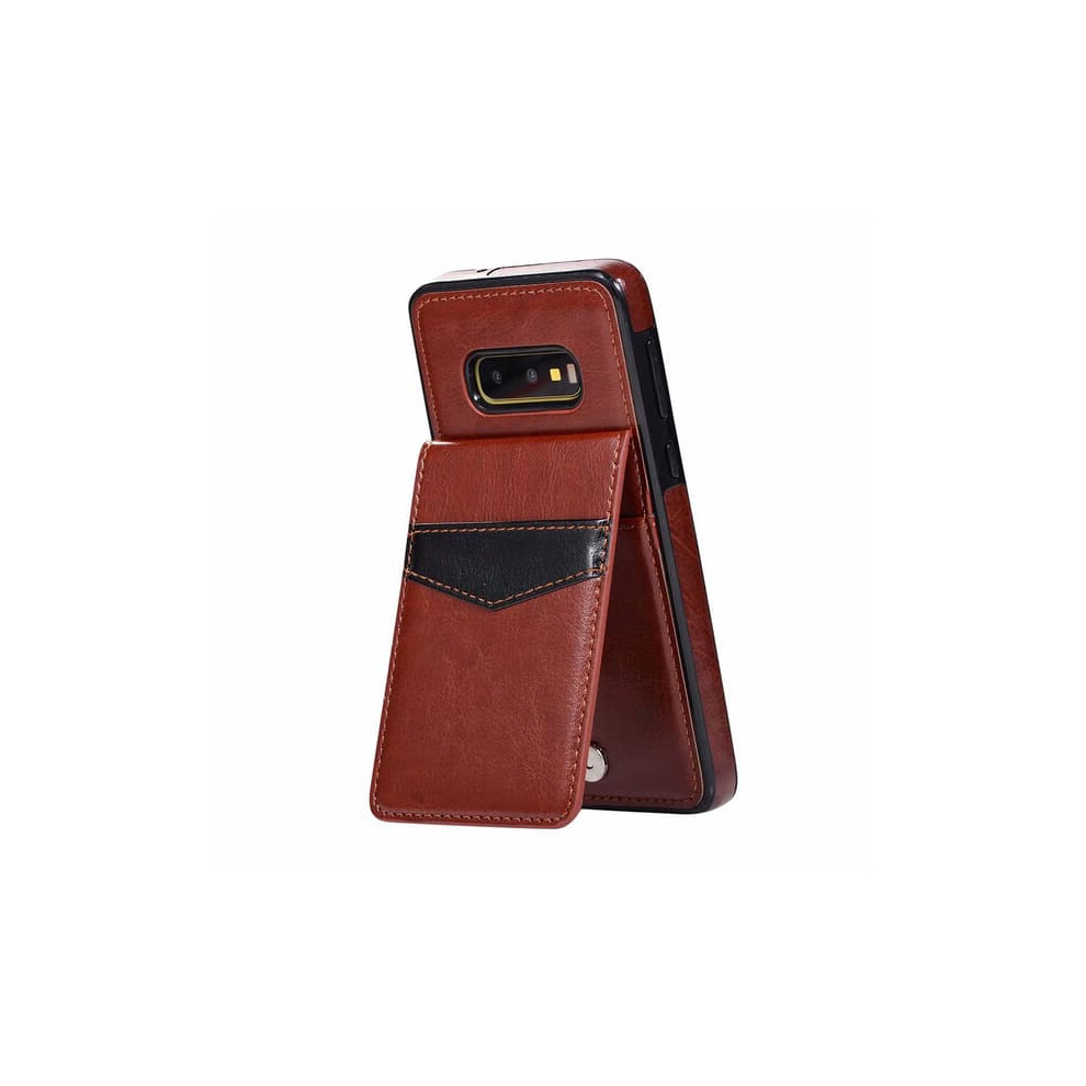 Samsung Galaxy S10e Cover With Card Slot Brown 962029571728