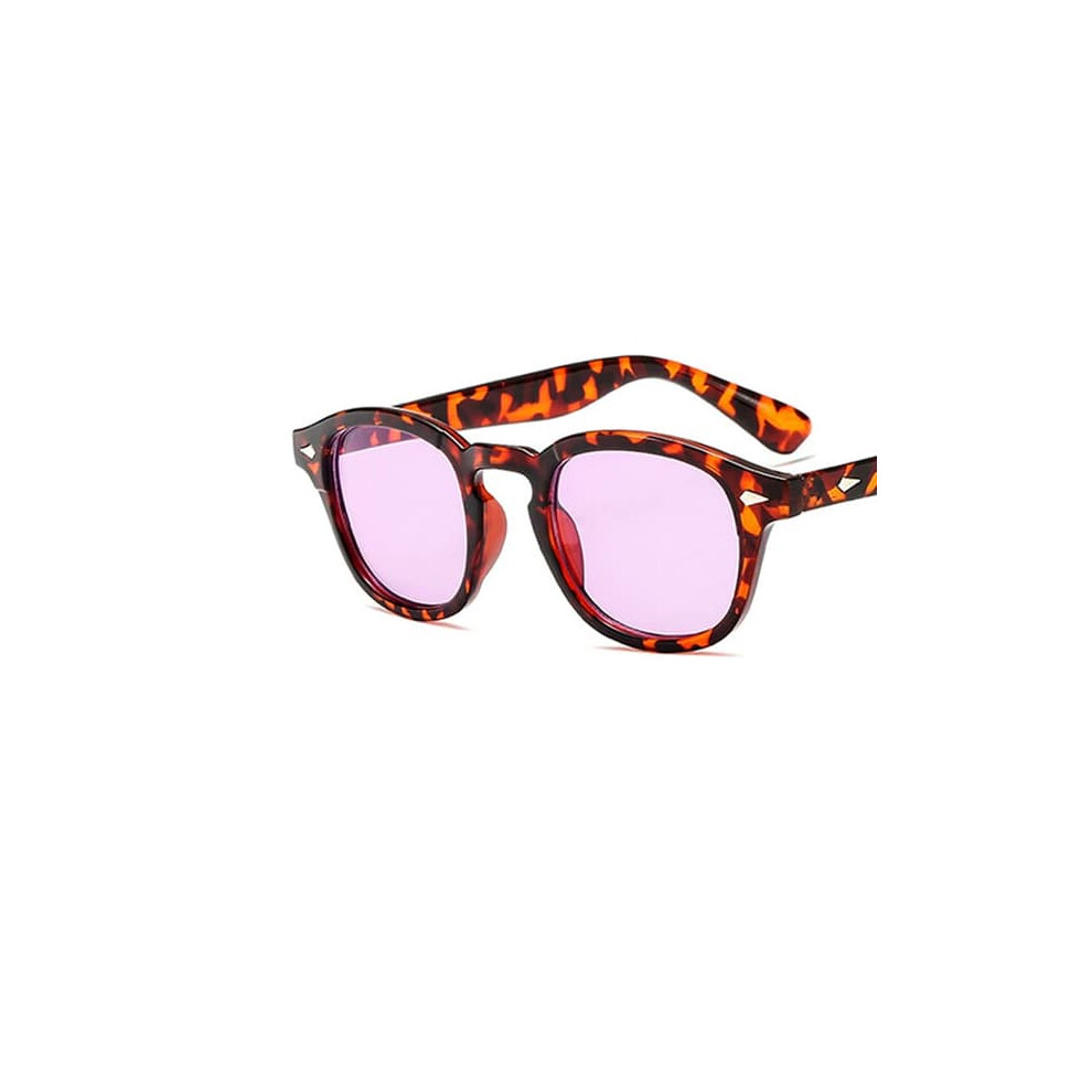 Vintage Johnny Depp Style Round Sunglasses Clear Tinted 962029265030