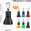 Camping lantern LED portable battery-powered 6 pcs 7
