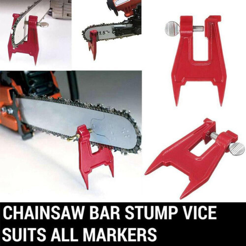 Stump Vise chainsaw chain sharpening clamp F2R0 B8V2 2