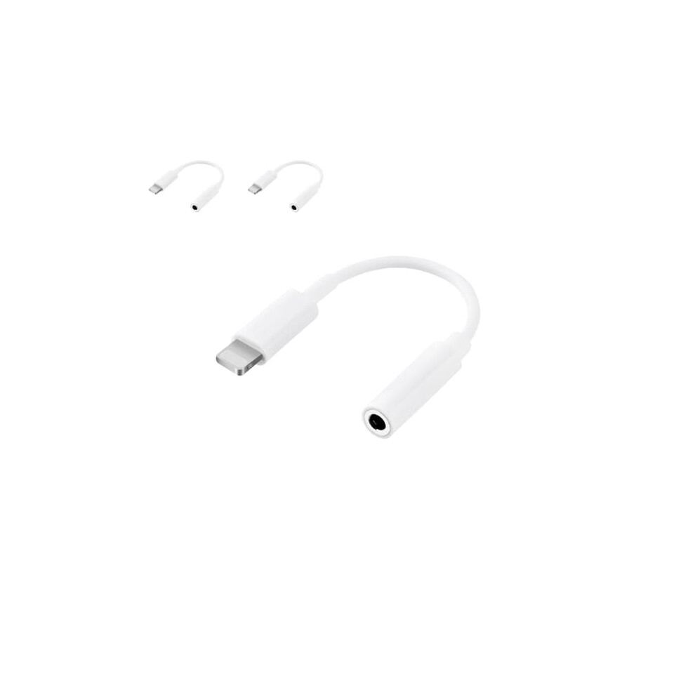 Lightning To 3.5 Mm Aux Adapter With Microphone 3-Pack 962029567929
