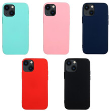 Cás TPU Ultra-thanaí SKALO atá comhoiriúnach le iPhone14Plus - Tuilleadh Dathanna Gorm