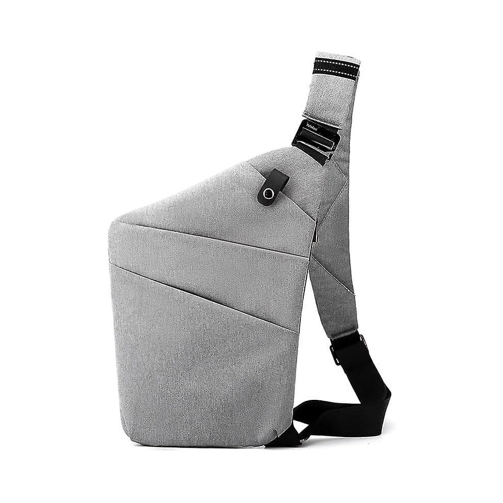 Sling Bag Lightweight Anti-Theft Crossbody Chest Bag Grey 962029245285