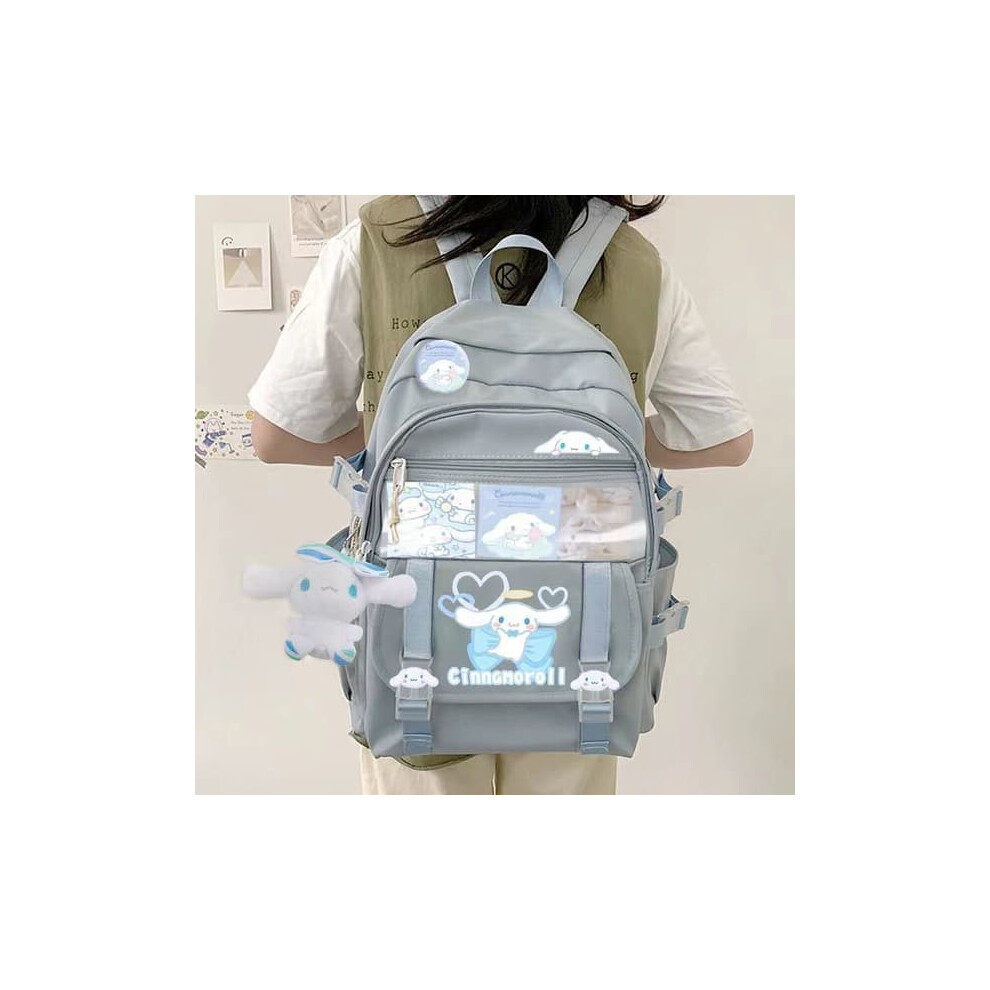 Sanrio backpack for students, kawaii anime design, large