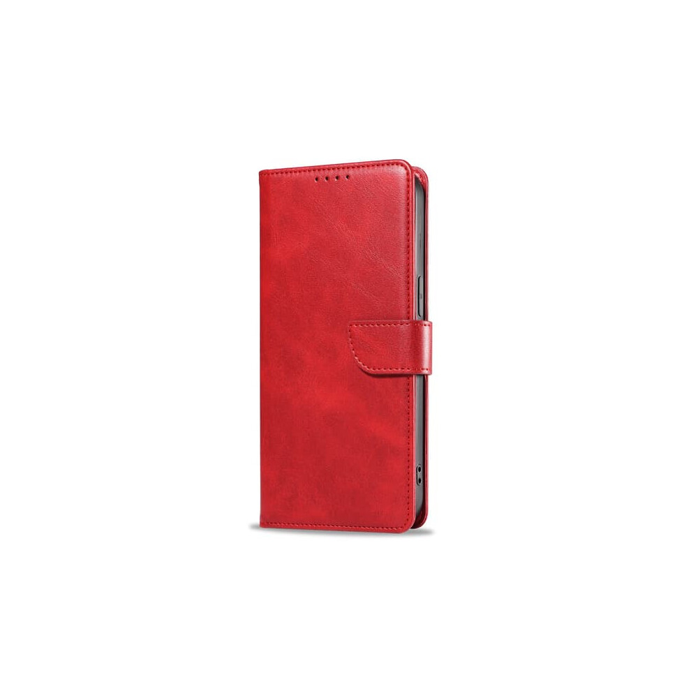 Iphone 15 Pro Wallet Case Leather Red 962029573920