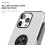 iPhone 16 Pro case with ring holder and kickstand silver 6