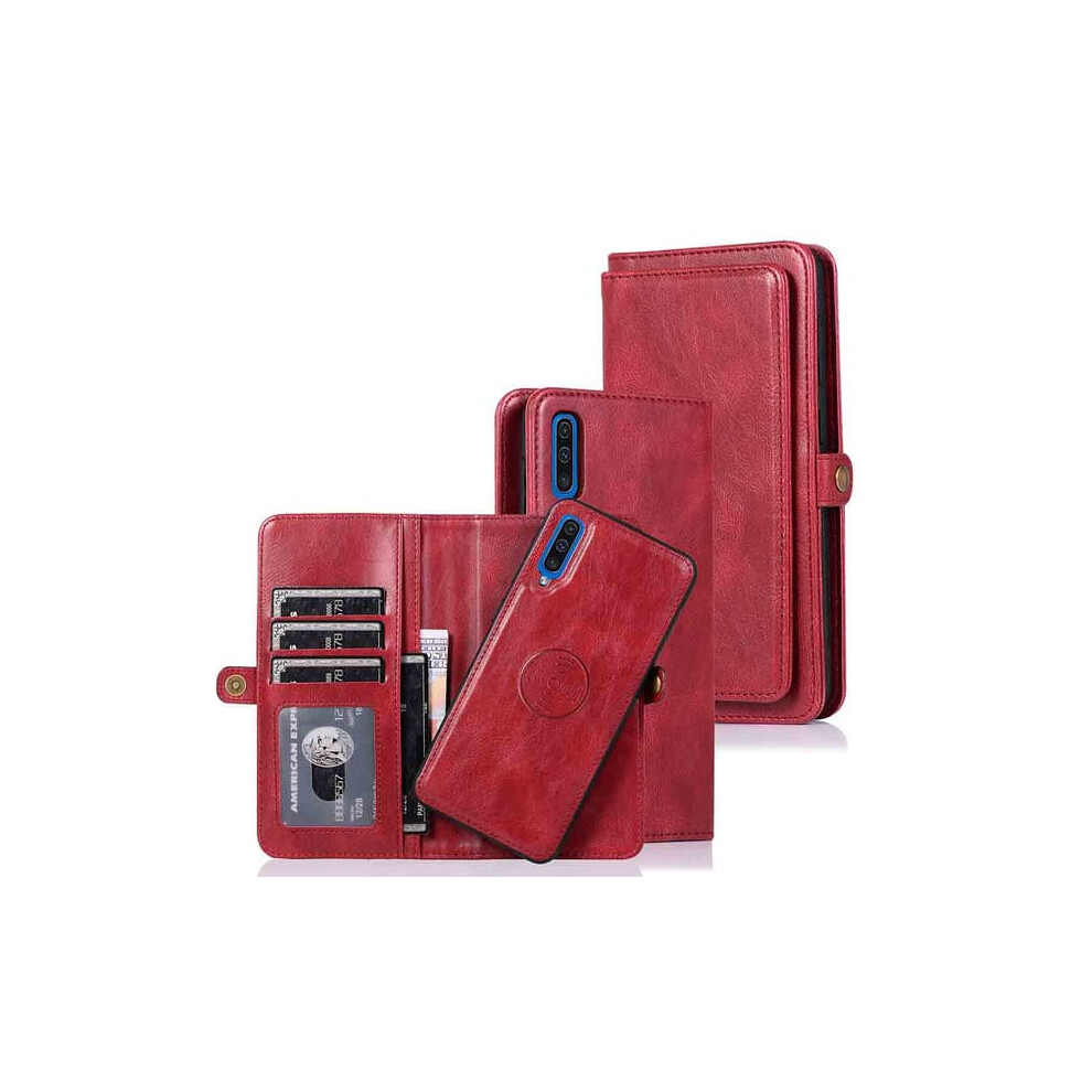 Samsung Galaxy A50 Double Wallet Case Red 962029583349