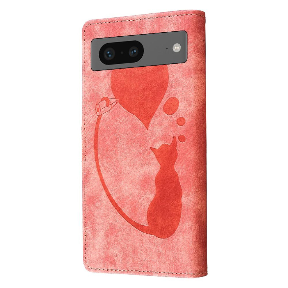 Google Pixel 8A Wallet Case With Card Pocket And Cat 971050052960