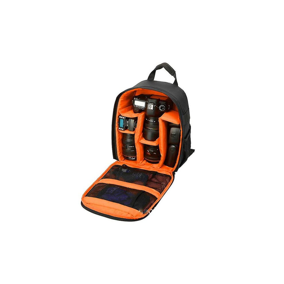 Waterproof Dslr Camera Backpack For Canon Nikon Sony Orange 962029259466