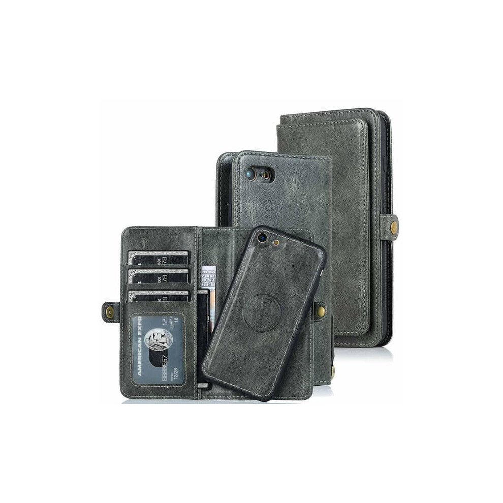 Double Wallet Case For Iphone Se 2020 Dark Green 962029248910