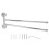 Porte-serviettes mural Samfox, support pivotant et escamotable pour salle de bain (2 bras) 1