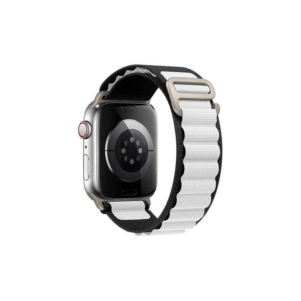 Alpine Loop Band For Apple Watch 38Â49Mm - Black/White 962029583585