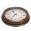 Retro wall clock round vintage 12-inch 5