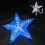 LED Christmas Star Tree Topper Blue 2