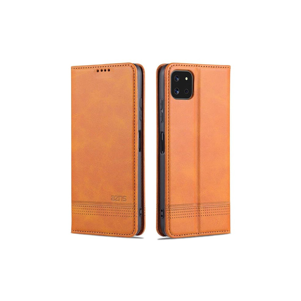 Yazunshi Wallet Case For Samsung Galaxy A22 5G Brown 962029575504