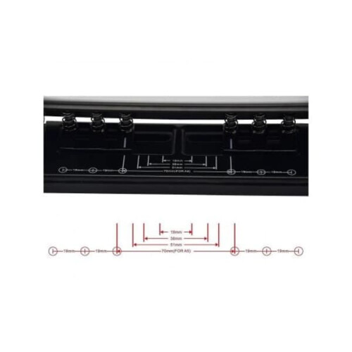 6-hole punch for A5 six-ring binder adjustable 2