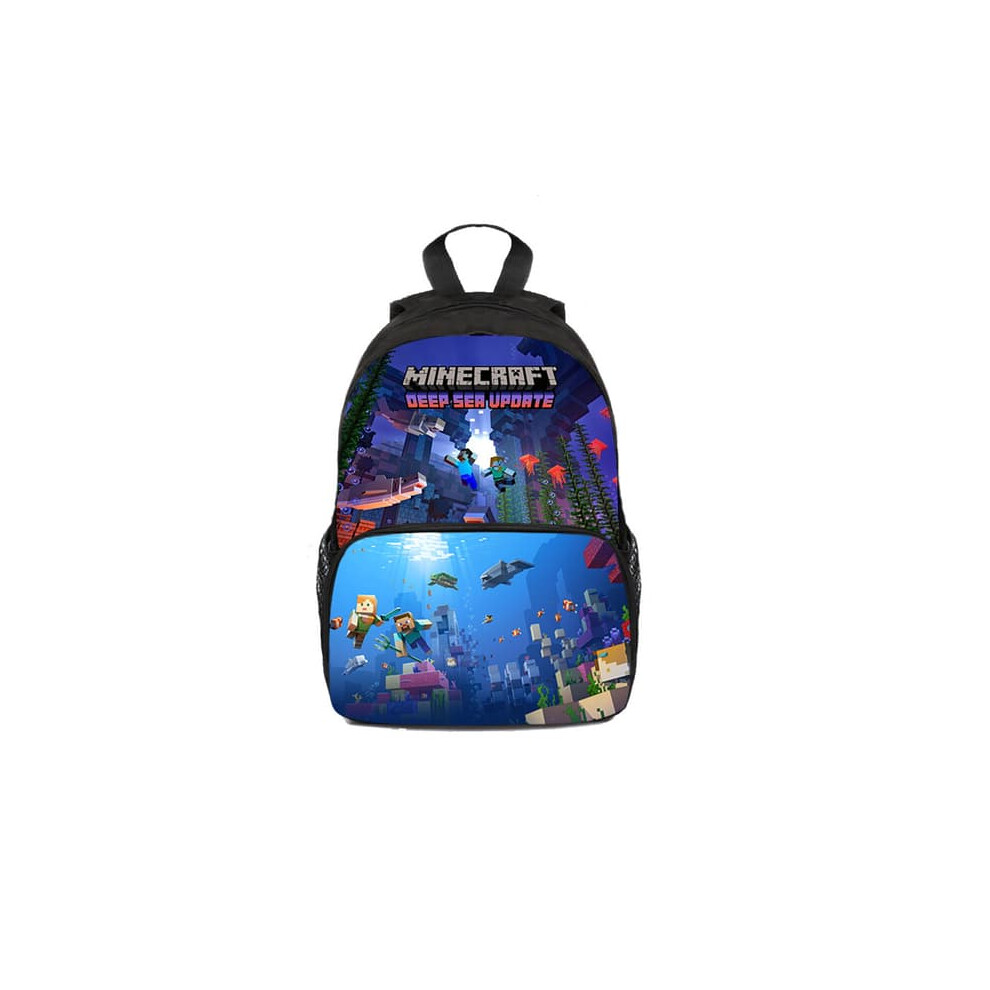 Minecraft backpack for kids school use 1 piece