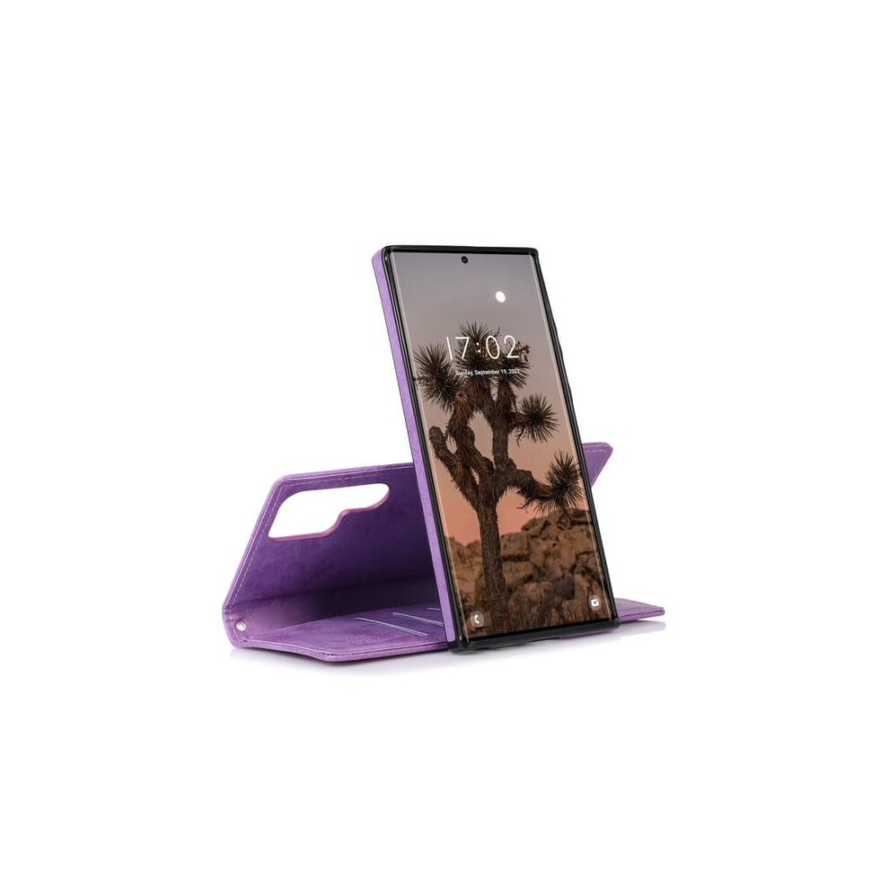 Samsung Galaxy S23 Ultra Wallet Case Purple 962029578536