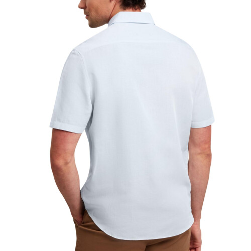 Ted Baker (M, Light Blue) Ted Baker Mens Baker Regular Short-Sleeved Shirt 1