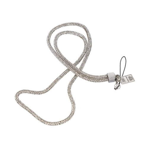 Mobile Necklace Cord Silver Glitter 1 Pack 2