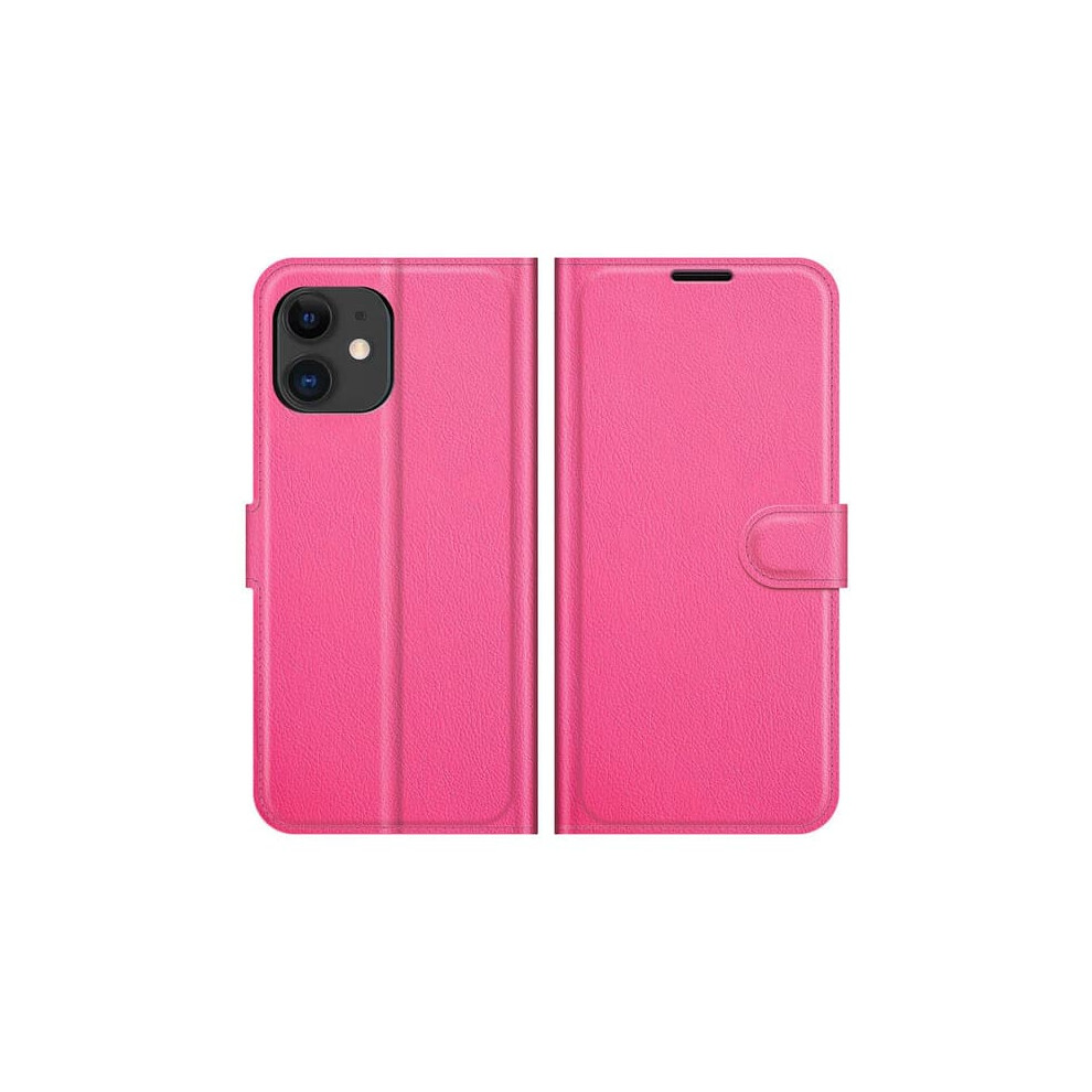 Nkobee Wallet Case For Iphone 12 Rose Red 962029586685
