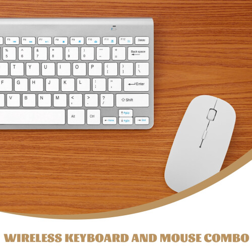 Set tastatură și mouse wireless, 2 piese 2