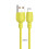 2 cables de carga de iPhone de 1 m de excelente calidad, color amarillo. 1