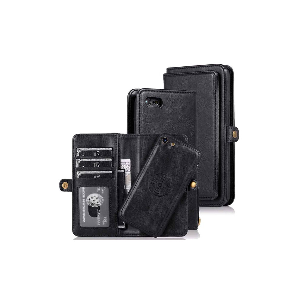 Double Wallet Case For Iphone Se 2020 Black 962029248965