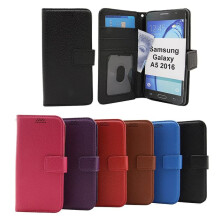Nova carteira Standcase compatível com Samsung Galaxy A5 2016 (A510F) preta