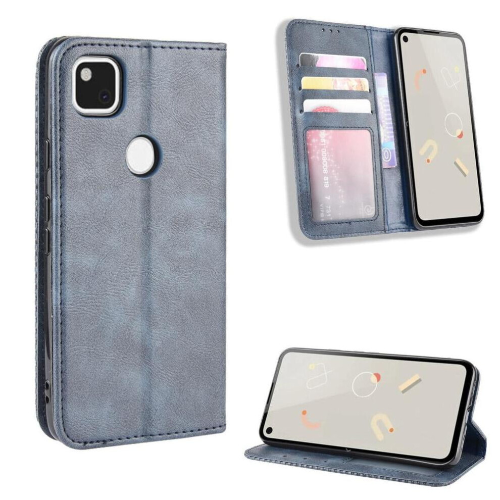 Google Pixel 4A 4G Case Pu Leather Wallet With Magnetic 971050054483