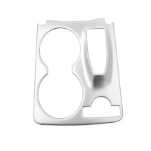 Soporte de Taza de Agua de Consola de Acero Inoxidable Plateado de Coche Adorno de la Cubierta del Marco para   GLK X204 2008-2015