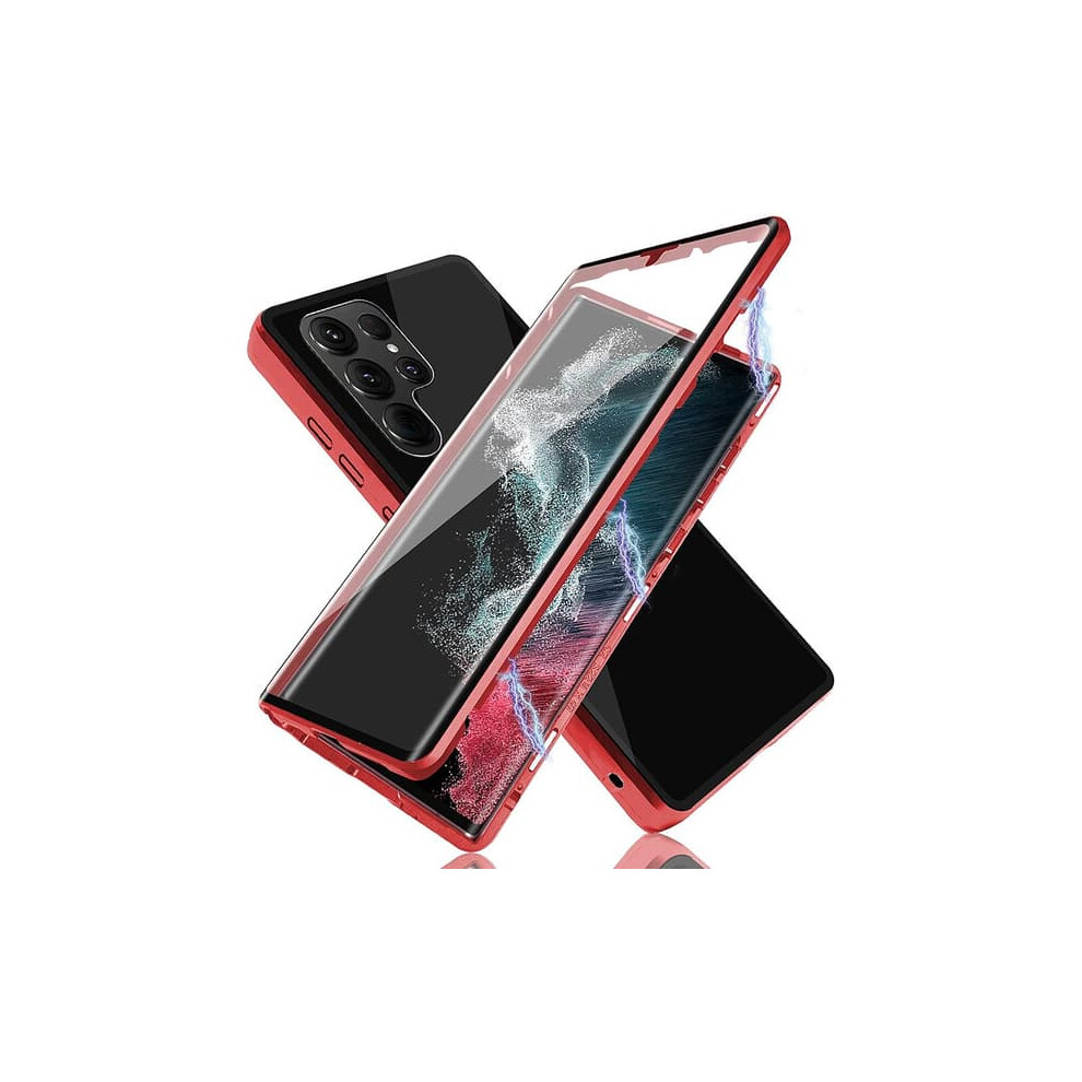 Samsung Galaxy S23 Ultra Magnetic Double-Sided Case Red 962029577867