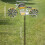Bicycle Wind Spinner Standing Yellow 2