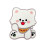Cartoon toilet deodorizing sticker 1 piece 6