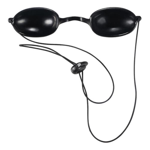 Solarium Glasses UV Protection 2pcs Black 2