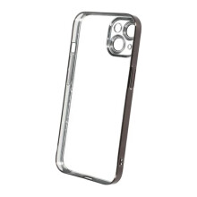 Cás Soghluaiste Sómasach atá comhoiriúnach le iPhone15 - Dubh Dubh