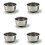 5X Friendly Detachable Stainless Steel Coffee Filter Basket Strainer Coffee Machine Accessories (Double Cup) 1