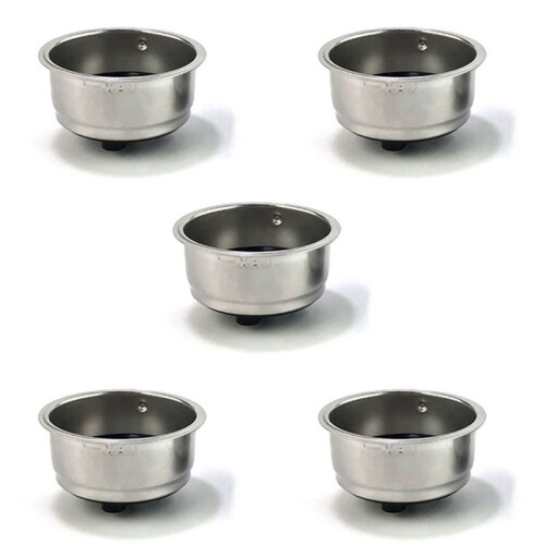 5X Friendly Detachable Stainless Steel Coffee Filter Basket Strainer Coffee Machine Accessories (Double Cup)