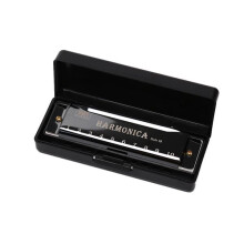 10-Hole Harmonica Musical Instrument Black One Size